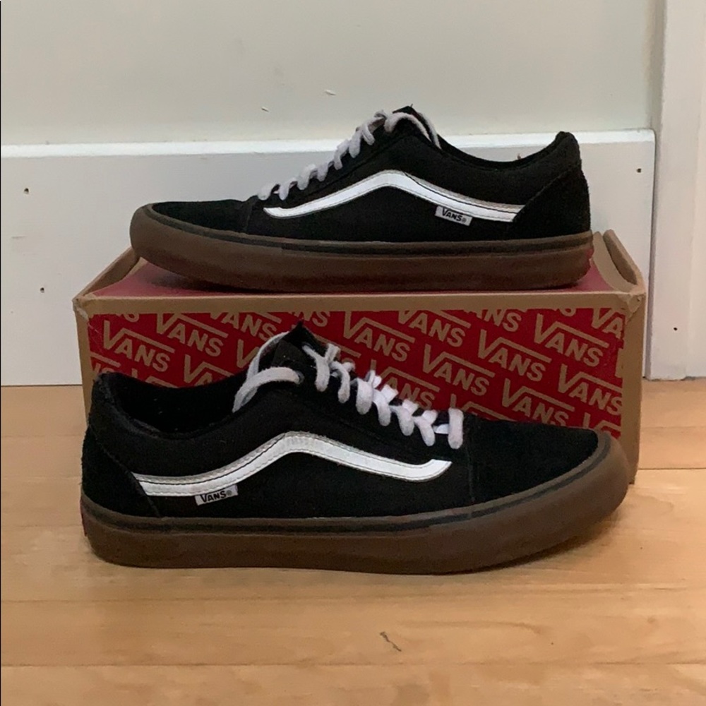 Vans Old Skool Pro Black/White/Gum